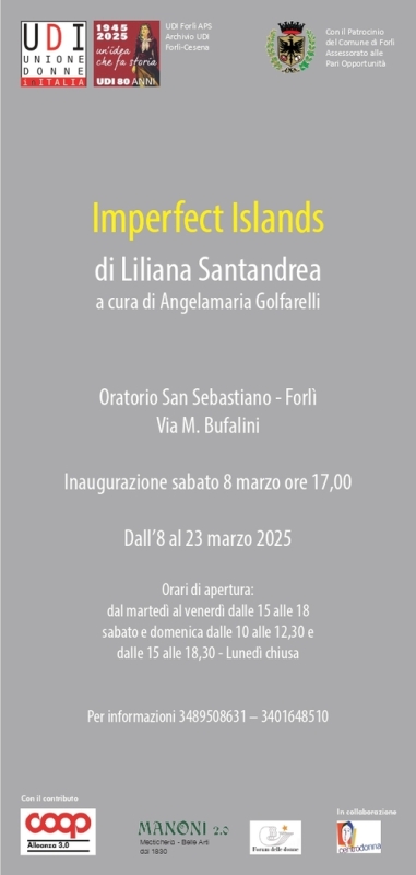 Imperfect Islands mostra all'Oratorio San Sebastiano